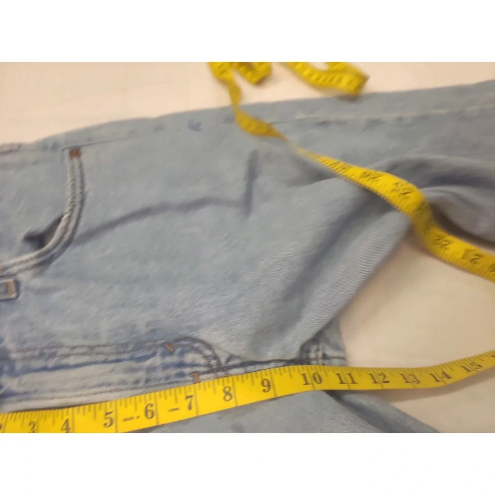 Mens 505 Levis 30x32 Lt Wash Reg Fit Straight Leg Distressed Workwear Grunge vtg